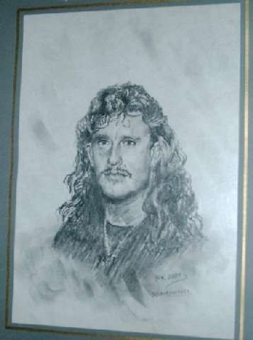 Selbstportrait gezeichnet 2001